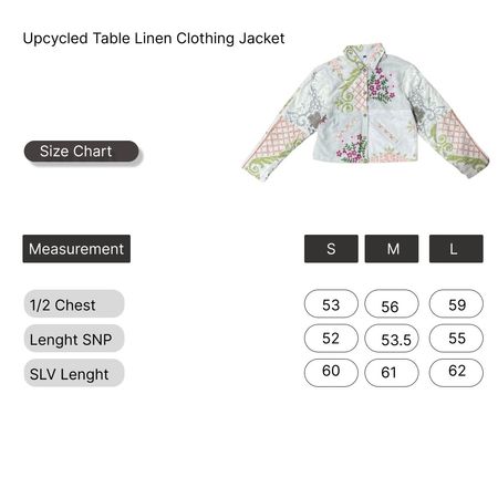 Upcycled Table Linen Jackets