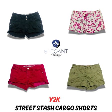 Y2K Street Stash Cargo Shorts - EV0688