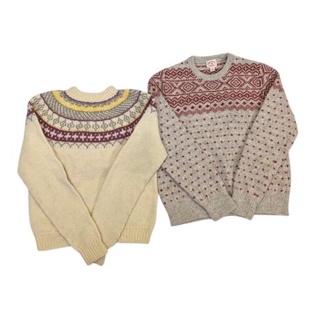 Y2K Fair Isle malhas