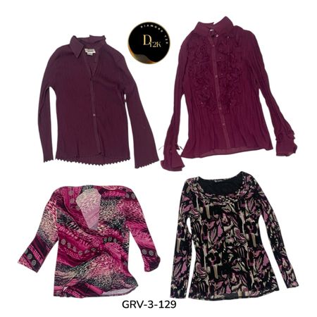 Classic long Sleeve Blouse – Wardrobe Essential for Women (GRV-3-129)