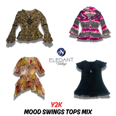 Y2K Mood Swings Tops Mix - EV0744