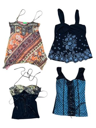 Tops quentes de venda dos anos 2000