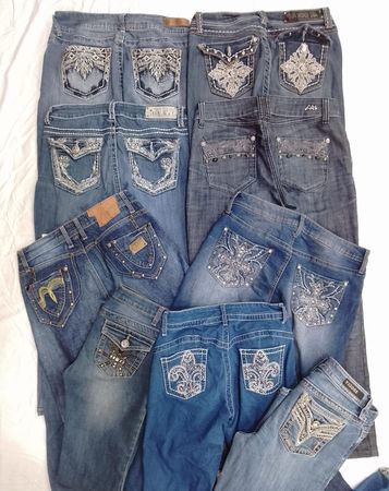 CR6948 Y2K Flare & Straight Jeans