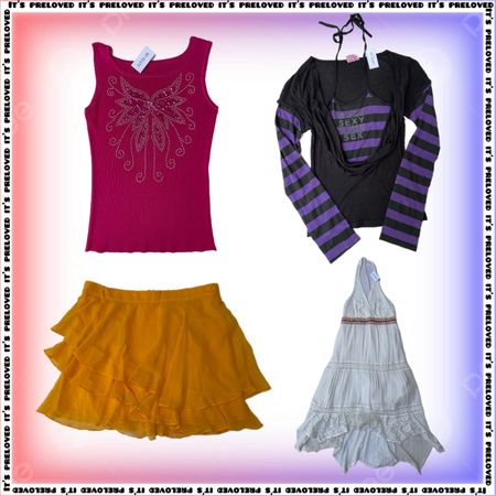 Glitter Flip Phone Era - tops, dresses, skirts (SS-2113)