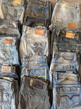 Diesel Bootcut Baggy Jeans