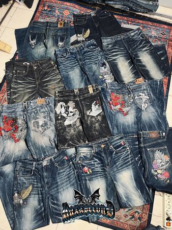 Japanes Embroidery Unbranded Jeans