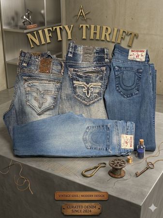 True Religion & Rock Revival Jeans
