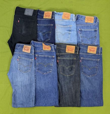 RV2524 Levi's Zipper Jeans