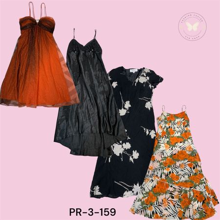 Printed Poly Fabric Dress – Modern Design for Daily Wear (PR-3-159)