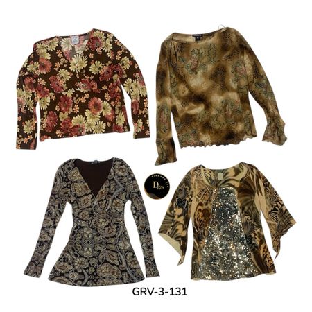 Y2K Long Sleeve Blouse – Vintage Aesthetic & Trendy Style (GRV-3-131)