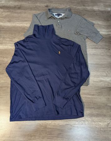 4476 - Ralph Lauren, Tommy Hilfiger Long Sleeves T-Shirts, Turtle Neck