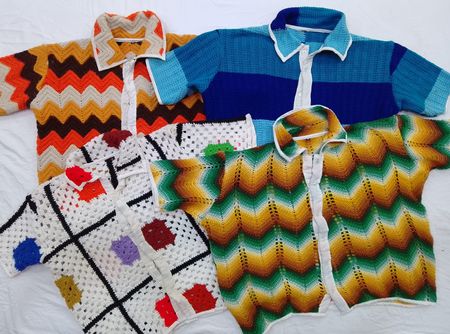 CR6957 Upcycled Pancho Shirts