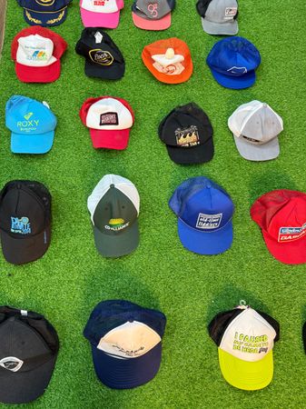 AVG-0349 Half Mesh Caps | Vintage Style Caps