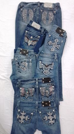 CR6973 Miss Me Flare & Straight Jeans