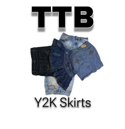 Y2K Denim Mini Skirts