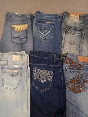 HD1412 Men Oversized Baggy Jeans