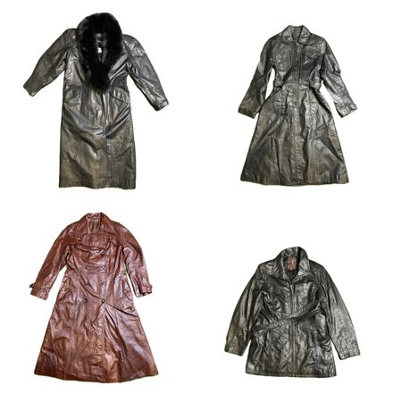 Y2K Unique Long Leather Jackets (TVL-369)