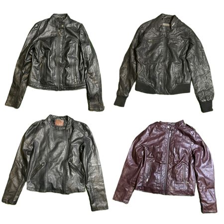 Giubbotti in pelle unici Y2K (TVL-371)