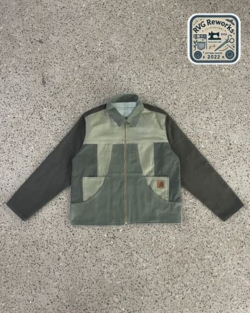 Upcycled Double Pocket Workwear Jacket