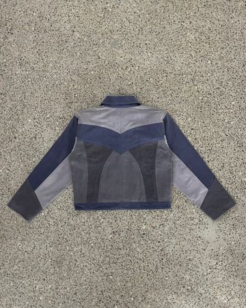 Upcycled Panelled Canvas Jacket