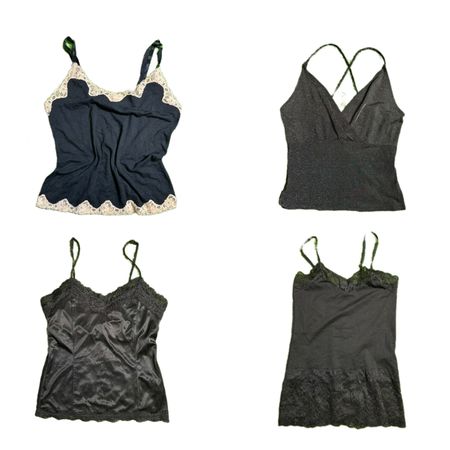 Y2K Earthy Tone Vibe Cami Tops (TVL-376)