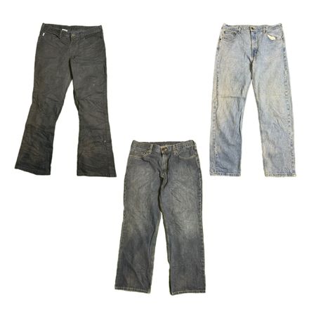 Y2K Unique & Embroidered Denim Jeans (TVL-381)