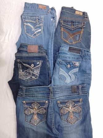 CR6980 Y2K Flare & Straight Jeans
