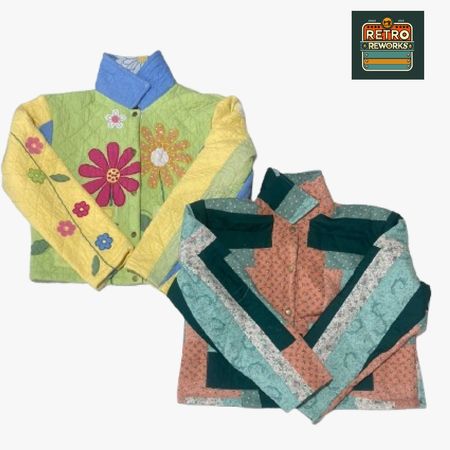 Giacca Bottoni Anteriore Trapuntata Riciclata