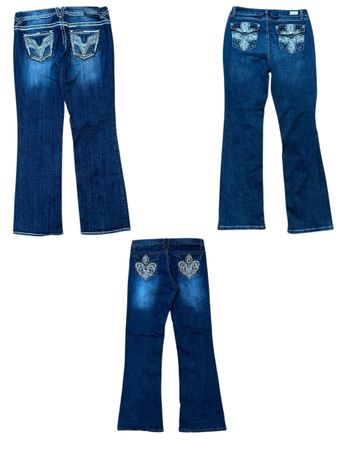 Jeans Enfeitados Y2K