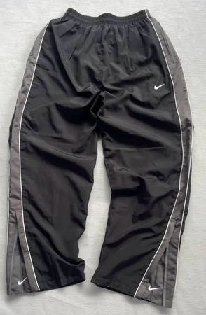 NIKR NYLON BAGGY TRACK PANTS 2000s