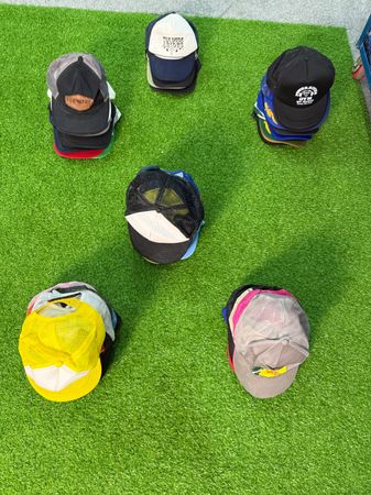 AVG-0354 Half Mesh Caps | Net Back caps | Vintage style caps