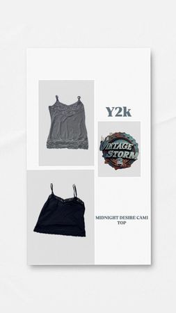 Y2K Midnight Desire Tops