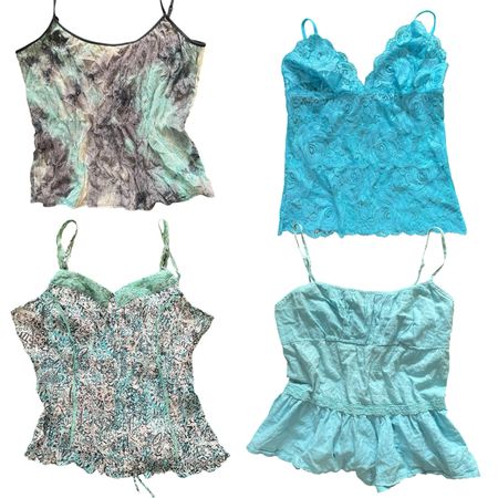 Y2K Aqua Dream Mix Tops -SS-023