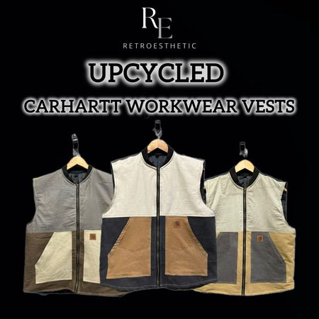 Upcycled Carhartt Workwear Vests