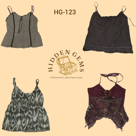 Y2K Dusky Tone Tops Mix(HG-123)