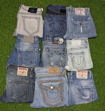 TRUE RELIGION , ROCK REVIVAL JEANS (A 34)