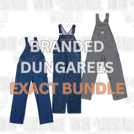 BRANDED DUNGAREES EXACT BUNDLE - GRADE AB - 25PC #2