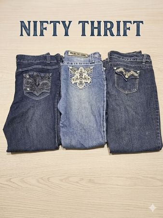 Y2K Embellished Flare/Bootcut Jeans