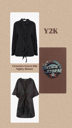 Y2k Victoria Secret Silk Blouse