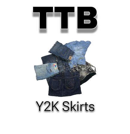 Y2K Denim Mini Skirts