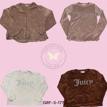Juicy Couture Long Sleeve Logo T-Shirt – Women’s Casual Top (GRF-3-177)