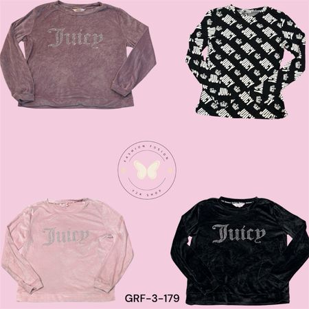 Juicy Couture Long Sleeve Graphic Shirt – Streetwear Inspired Look (GRF-3-179)