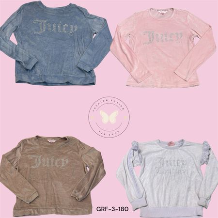 Juicy Couture L/S Top – Minimal Logo Everyday Essential (GRF-3-180)