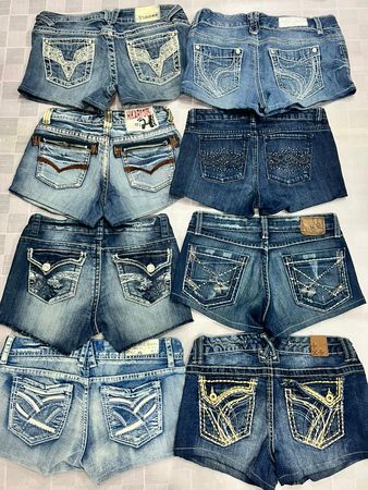 R505 Upcycled Ladies Embellished Sexy Hot Shorts