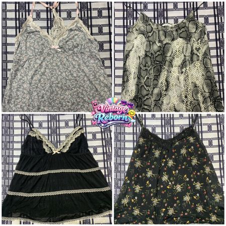 Y2K Vintage Floral & Lace Lingerie Mix – Sheer, Printed & Feminine Edit | VR-258