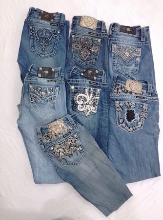 CR7003 Miss Me Flare & Straight Jeans