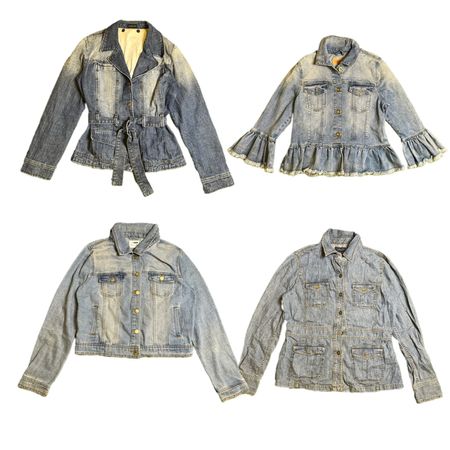 Y2K Unique Denim Jackets RE-2898
