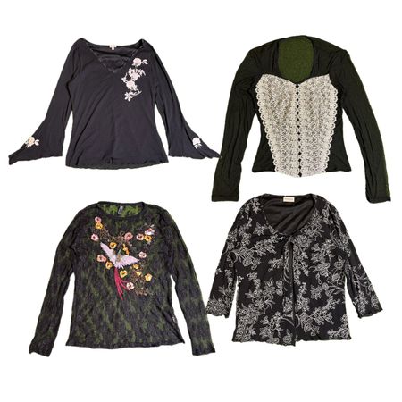 Y2K Grunge Full Sleeve Tops RE-2901