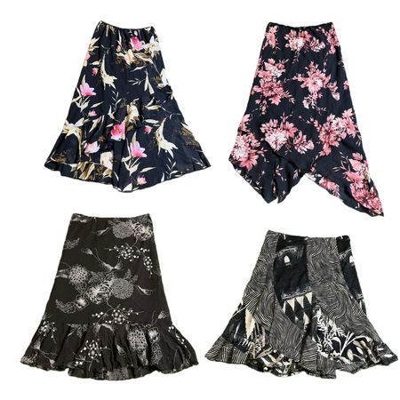 Y2K Grunge Maxi Skirts RE-2903