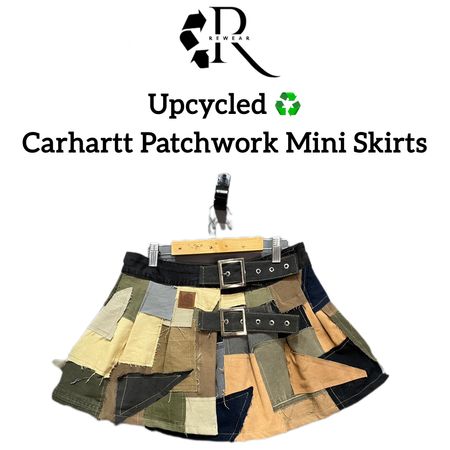 Upcycled Y2K Carhartt Patchwork Skirts (REP)